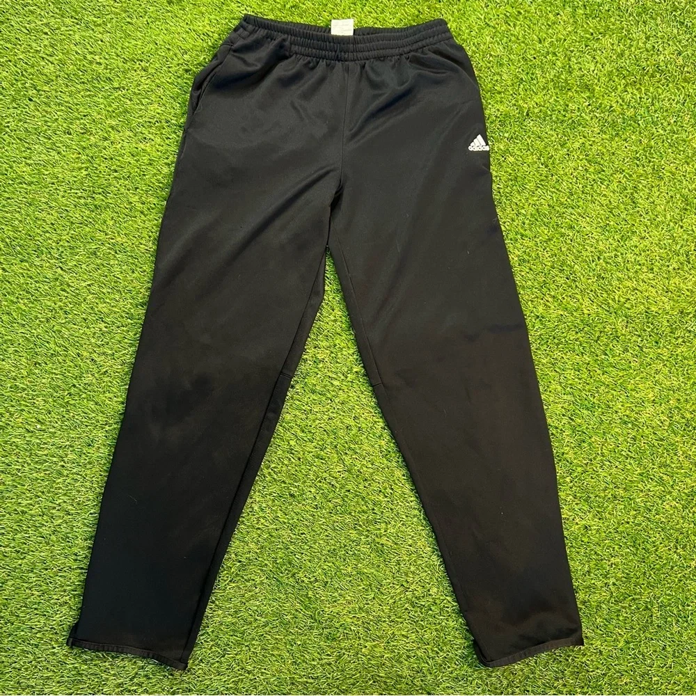 Adidas Black Joggers with Elastic‎ Waist and Relaxed Fit
